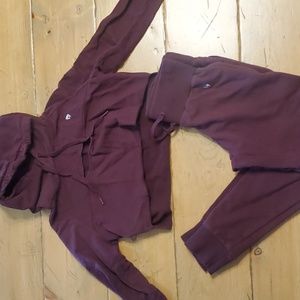 Maroon Shyfit track suit, size M/L